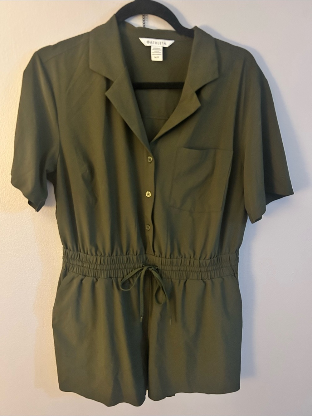 Athleta Olive Green romper